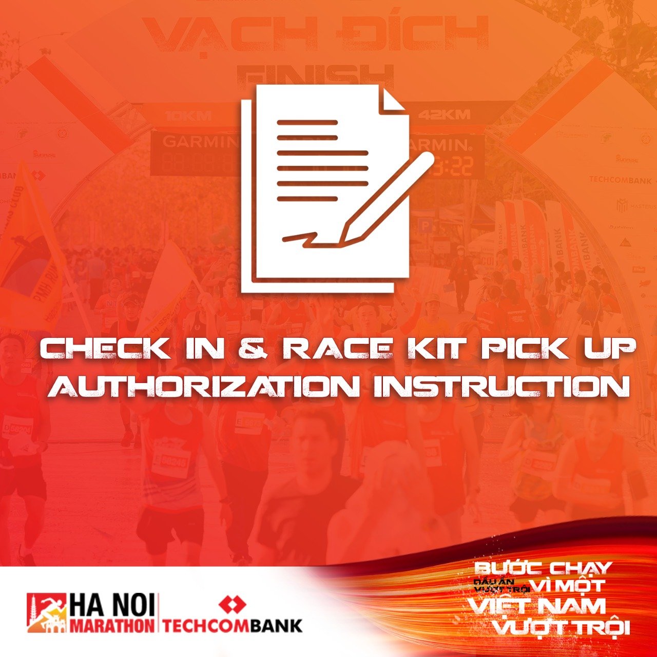 HƯỚNG DẪN UỶ QUYỀN CHECK-IN & NHẬN BỘ VẬT PHẨM ĐƯỜNG ĐUA - Giải Hà Nội ...